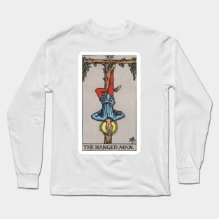 The Hanged Man, Raider Waite Tarot, Divination Tarot Long Sleeve T-Shirt